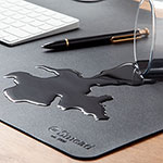 Smead Vegan Leather Desk Pads, 36 x 17, Charcoal view 2