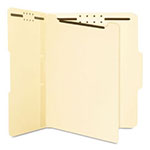 Smead Self-Adhesive Folder Dividers for Top/End Tab Folders w/ 2-Prong Fasteners, Letter Size, Manila, 25/Pack view 2