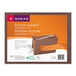 Smead Six-Pocket Subject File w/ Insertable Tabs, 5.25