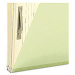Smead Pressboard Mortgage Folders, 8 Dividers, Legal Size, Green, 10/Box view 3