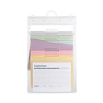 Smead Cascading Wall Organizer, 6 Sections, Letter, 14.25 x 24.25, Pastel/Assorted Colors view 3