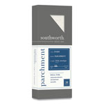 Southworth Parchment Envelope, #10, Commercial Flap, Gummed Closure, 4.13 x 9.5, Ivory, 50/Pack orginal image