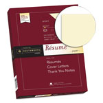Southworth 100% Cotton Resume Paper, 24 lb, 8.5 x 11, Ivory, 100/Pack view 1