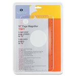 Sparco Full Page High Power Magnifier, 8-1/2"x12"x1/8", 2X Power, BK view 1
