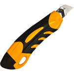 Sparco PVC Grip Knife, Stainless Steel Chamber, Yellow/Black view 3