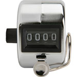 Sparco Tally Counter with Finger Ring, Silver view 1