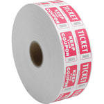 Sparco roll tickets, double with coupon, 2000 tickets per roll, red orginal image
