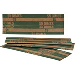 Sparco Coin Wrapper, Dimes, $5.00, Green view 5