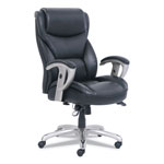 SertaPedic Emerson Big and Tall Task Chair, Supports up to 400 lbs., Black Seat/Black Back, Silver Base orginal image