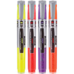 So-Mine Serve Jumbo Liquid Highlighter - Chisel Marker Point Style - Fluorescent Assorted Pigment-based, Liquid Ink - 1 Each view 4