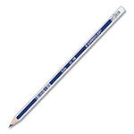 Staedtler Woodcase Pencil, HB #2, Black Lead, Blue/White Barrel, 12/Pack view 1