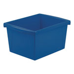 Storex Storage Bins, 10 x 12 5/8 x 7 3/4, 4 Gallon, Assorted Color, Plastic view 1