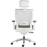 StyleWorks London Highback Task Chair with Headrest - Dark Gray Fabric Seat - High Back - 5-star Base - Multicolor - Yes - 1 Each view 5