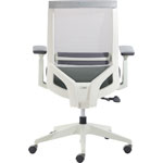 StyleWorks London Midback Task Chair - Dark Gray Fabric Seat - Mid Back - 5-star Base - Multicolor - Yes - 1 Each view 2