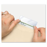 Tabbies Self-Adhesive Label/File Folder Protector, Top Tab, 3 1/2 x 2, Clear, 500/Box view 2