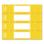 Tabbies File Pocket Handles, 9.63 x 2, Yellow/White, 4/Sheet, 12 Sheets/Pack view 5