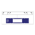 Tabbies File Pocket Handles, 9.63 x 2, Dark Blue/White, 4/Sheet, 12 Sheets/Pack view 2