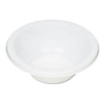 Tablemate Plastic Dinnerware, Bowls, 12oz, White, 125/Pack orginal image