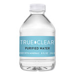 True Clear® Purified Bottled Water, 8 oz Bottle, 24 Bottles/Carton view 1