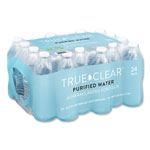 True Clear® Purified Bottled Water, 16.9 oz Bottle, 24 Bottles/Carton view 1