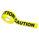 Tatco Caution Barricade Safety Tape, Yellow, 3w x 1000ft Roll view 1