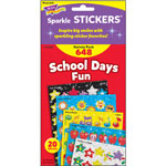 Trend Enterprises Stickers, Sparklers, School Days, 65 Designs, 648/Pk view 1