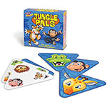 Trend Enterprises Jungle Pals Three Corner Card Game - Matching - 2 to 4 Players view 1
