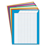 Trend Enterprises Vertical Incentive Chart Pack, 22w x 28h, 8 Assorted Colors, 8/Pack view 1