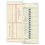 TOPS Time Clock Cards, Replacement for 10-800762, Two Sides, 3.5 x 9, 500/Box orginal image