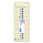 TOPS Time Clock Cards, Replacement for 10-800292/M-33, One Side, 3.5 x 9, 100/Pack view 1