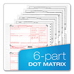 TOPS W-2 Tax Forms, Six-Part Carbonless, 5.5 x 8.5, 2/Page, (24) W-2s and (1) W-3 view 3