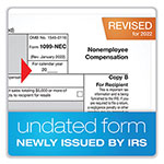 Adams Business Forms Five-Part 1099-NEC Online Tax Kit, Five-Part Carbonless, 3.66 x 8.5, 15/Pack view 3