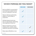 TOPS Five-Part 1099-NEC Tax Forms, 8.5 x 11, 3/Page, 50/Pack view 5