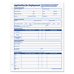 TOPS Employee Application Form, 8.38 x 11, 1/Page, 50 Forms/Pad, 2 Pads/Pack view 1