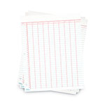 TOPS Data Pad with Numbered Column Headings, Data Chart Format, Wide/Legal Rule, 10 Columns, 50 White 8.5 x 11 Sheets view 2