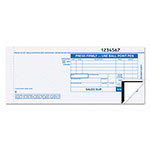 TOPS Credit Card Sales Slip, 7 7/8 x 3-1/4, Three-Part Carbonless, 100 Forms orginal image