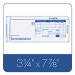TOPS Credit Card Sales Slip, 7 7/8 x 3-1/4, Three-Part Carbonless, 100 Forms view 1