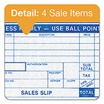 TOPS Credit Card Sales Slip, Three-Part Carbonless, 7.78 x 3.25, 1/Page, 100 Forms view 5