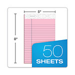 TOPS Prism + Writing Pads, Narrow Rule, 5 x 8, Assorted Pastel Sheet Colors, 50 Sheets, 6/Pack view 5