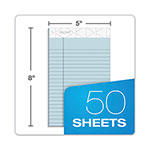TOPS Prism + Colored Writing Pads, Narrow Rule, 50 Pastel Blue 5 x 8 Sheets, 12/Pack view 2