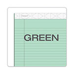 TOPS Prism + Colored Writing Pads, Wide/Legal Rule, 50 Pastel Green 8.5 x 11.75 Sheets, 12/Pack view 2