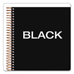 TOPS JEN Action Planner, 1 Subject, Narrow Rule, Black Cover, 8.5 x 6.75, 100 Sheets view 3