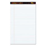 TOPS Docket Gold Ruled Perforated Pads, Wide/Legal Rule, 8.5 x 14, White, 50 Sheets, 12/Pack orginal image