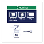 Tork Cleaning Cloth, 12.6 x 10, White, 500 Wipes/Carton view 5