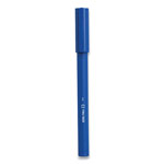 TRU RED™ Quick Dry Stick Gel Pen, Fine 0.5 mm, Blue Ink/Barrel, 5/Pack view 3