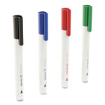 TRU RED™ Dry Erase Marker, Pen-Style, Fine Bullet Tip, Assorted Colors, 4/Kit view 2