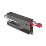 TRU RED™ Premium Desktop Half Strip Stapler, 30-Sheet Capacity, Gray/Black view 1