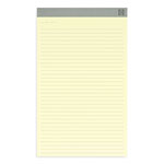 TRU RED™ Notepads, Wide/Legal Rule, Canary Sheets, 8.5 x 14, 50 Sheets, 12/Pack view 2