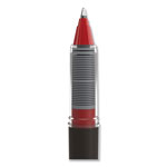 TRU RED™ Roller Ball Pen, Stick, Fine 0.5 mm, Assorted Ink Colors, Black Barrel, 3/Pack view 3