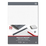 TRU RED™ Writing Pad, Dotted Rule (4 sq/in), 50 White 8.5 x 11 Sheets view 1